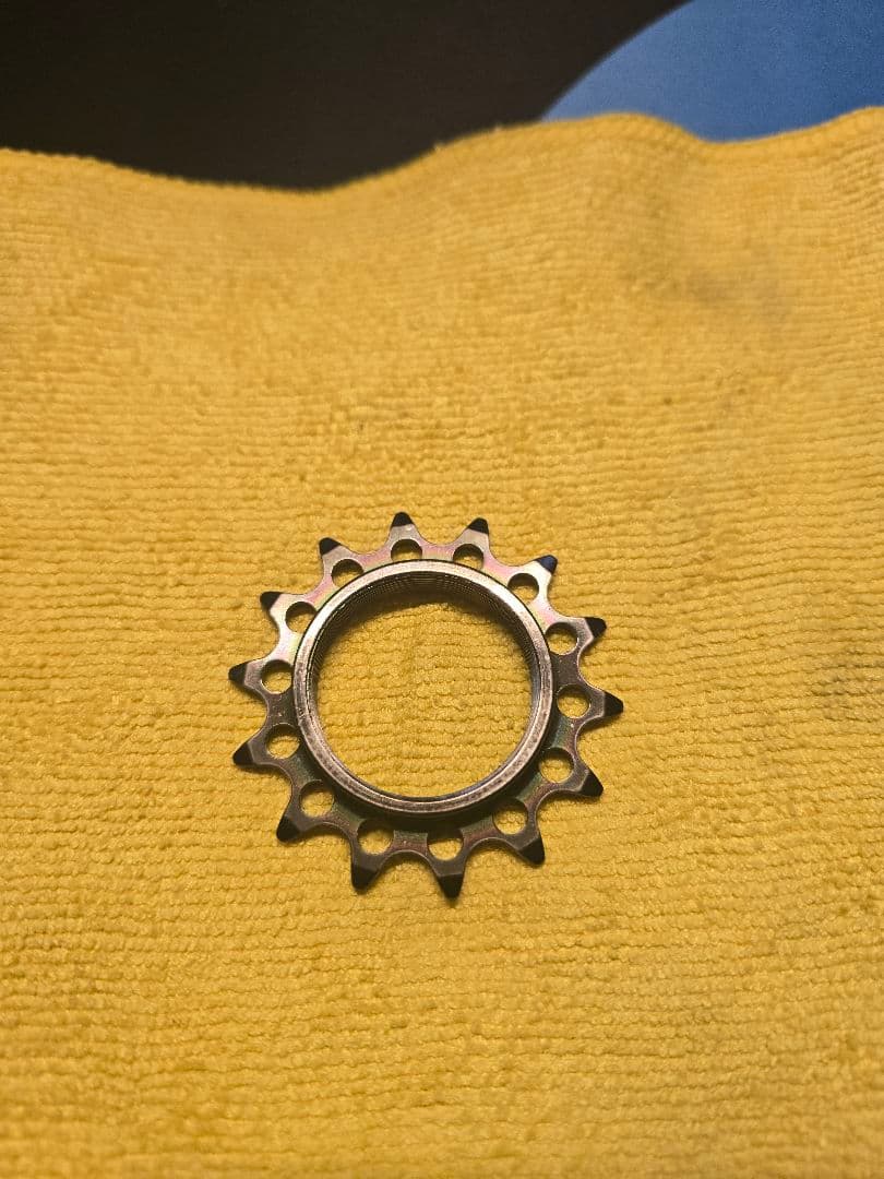 novacorona 14T チタン コグ 子ギア ピスト ノバコローナ