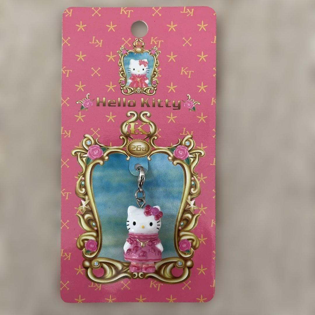 レア‼️26thロリータドレスキティ チャーム ピンク