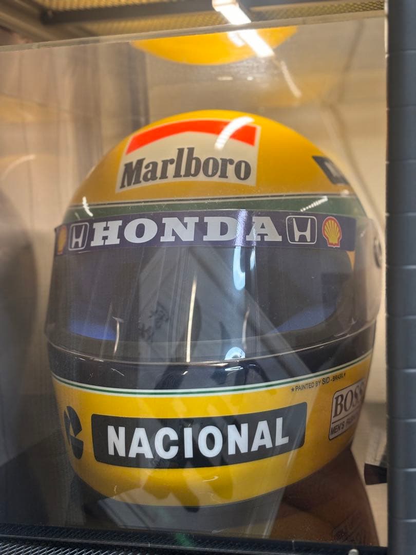 限定100点　アイルトン・セナ　1992 日本GP レプリカヘルメット　証明書付