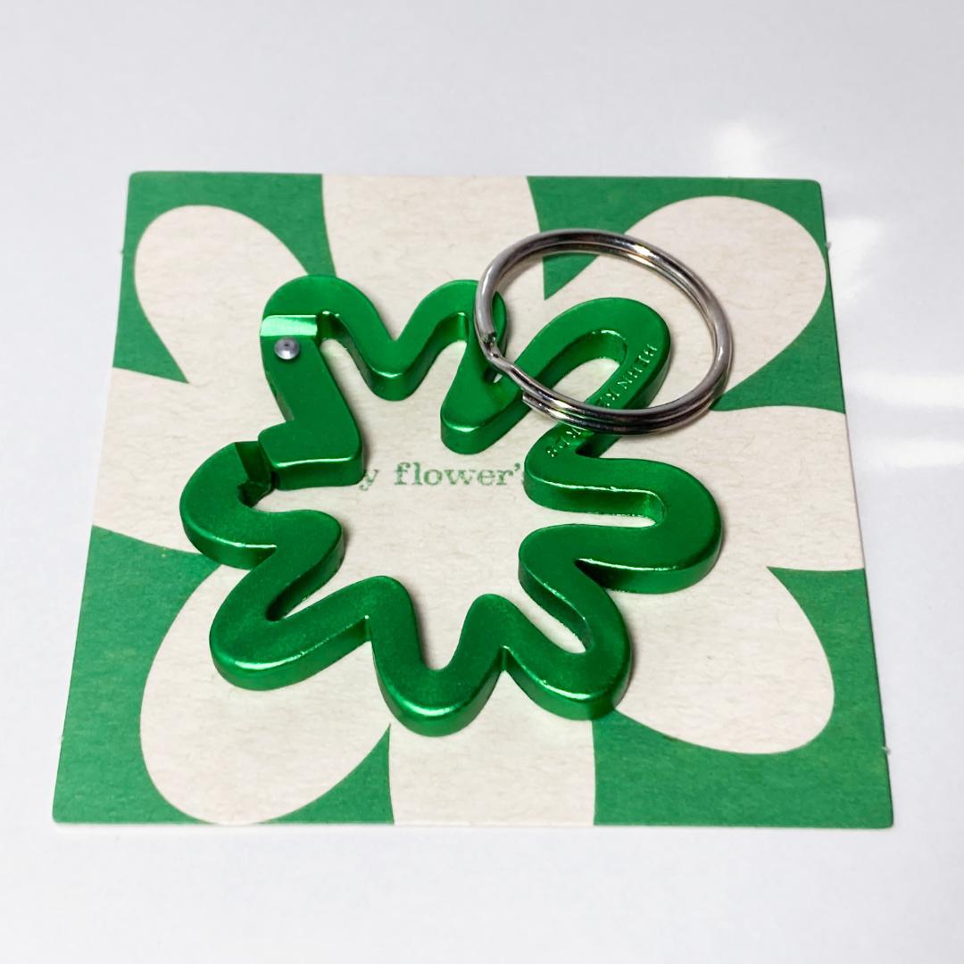 藤井風 花 カラビナ 緑 グリーン