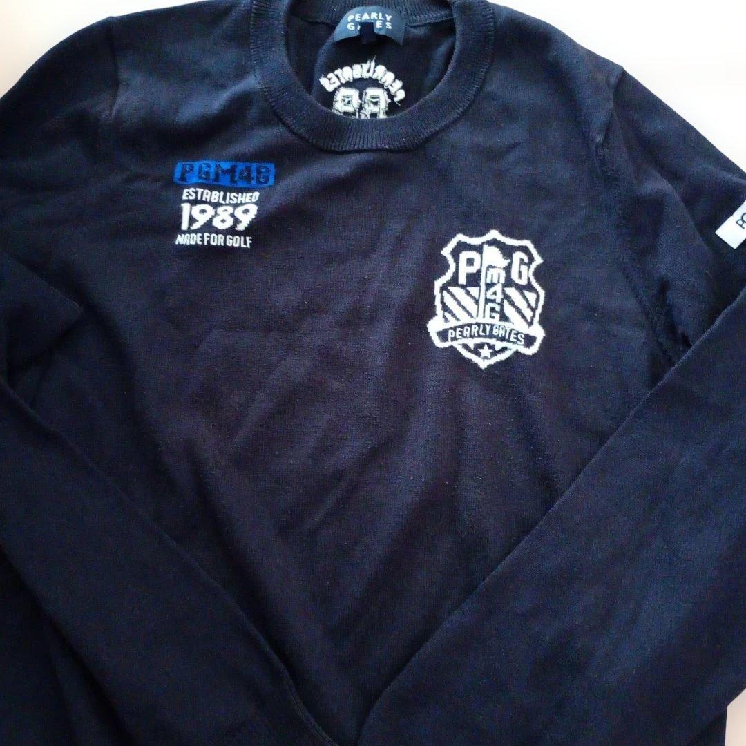 パーリーゲイツレディースコットンセーターサイズM