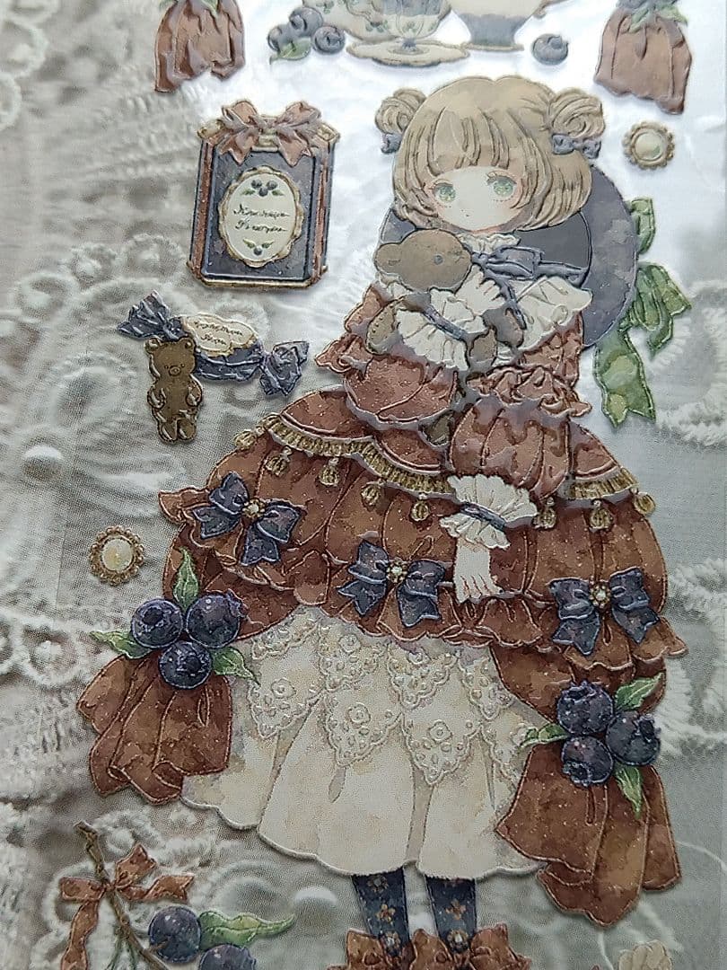 のこり２✩再販✩J191＃洋服千金(水晶)Shine切り売り海外人物マステ女の子