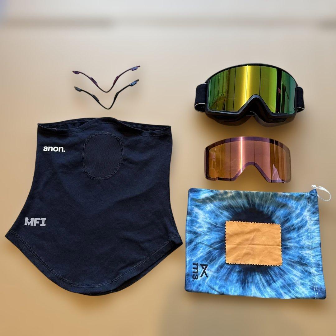 ANON M3 ゴーグル MFI フェイスマスク セット