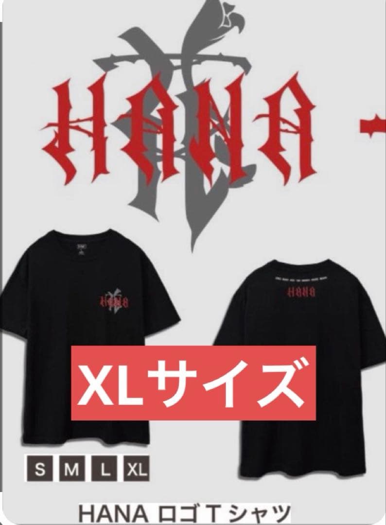 HANA ロゴTシャツ　新品未使用　XLサイズ