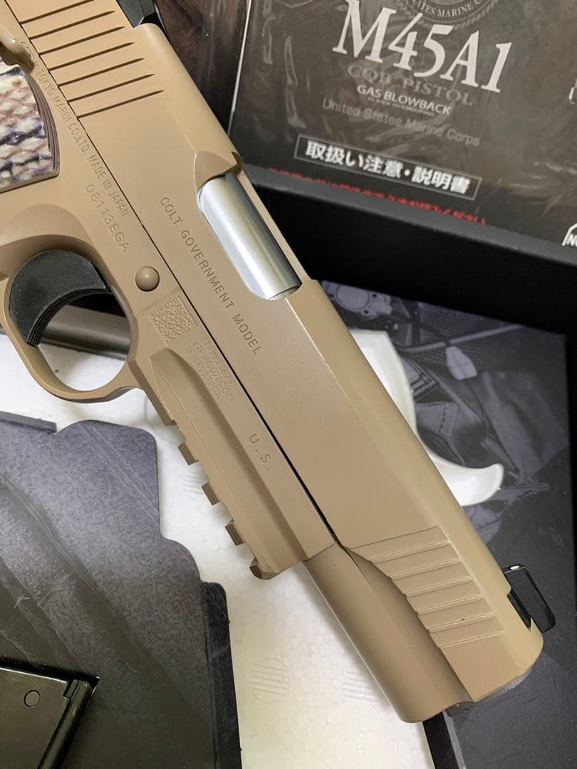 概ね美品　東京マルイ M45A1 CQBピストル 18歳以上ガスブローバック