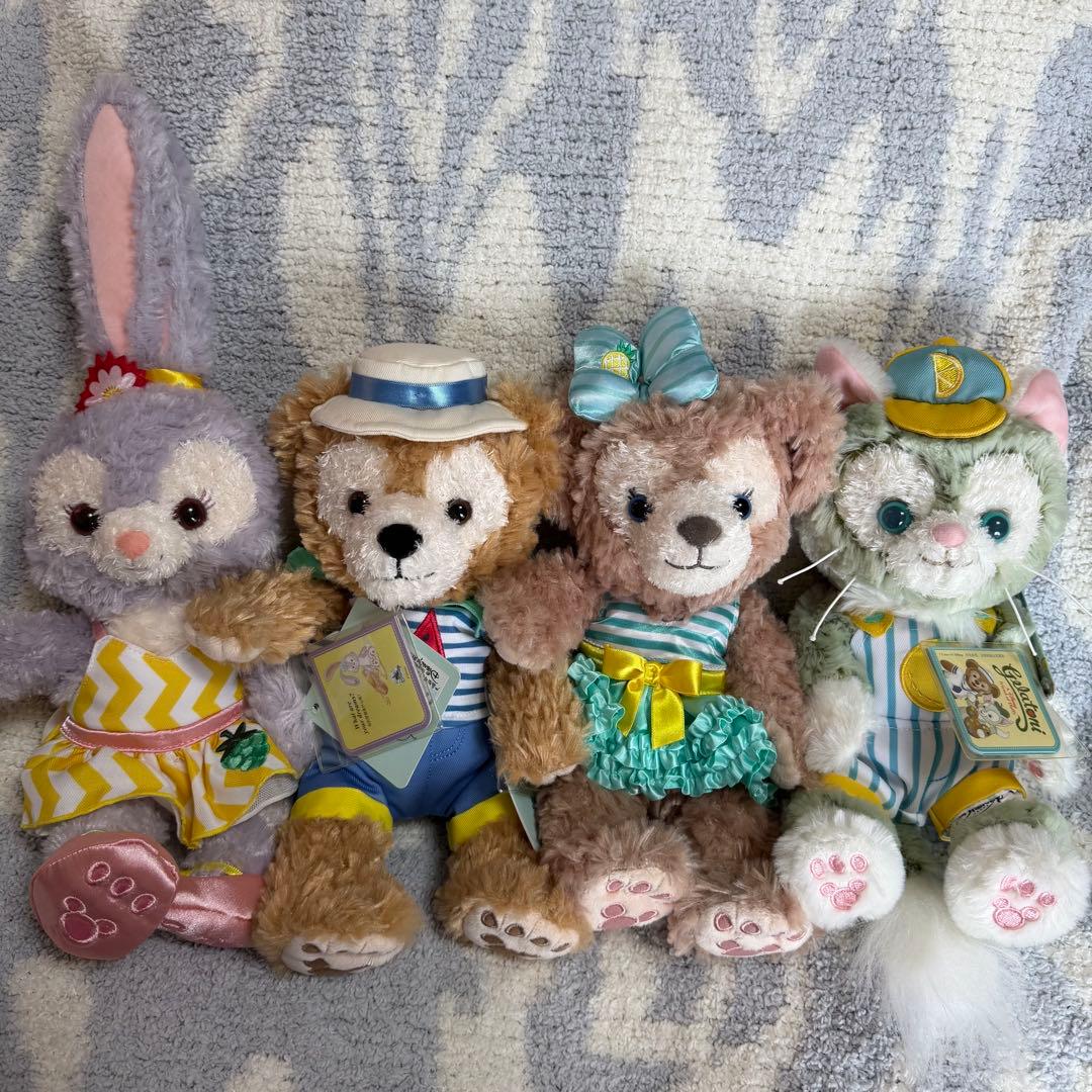 上海ディズニー　ぬいぐるみSSセット