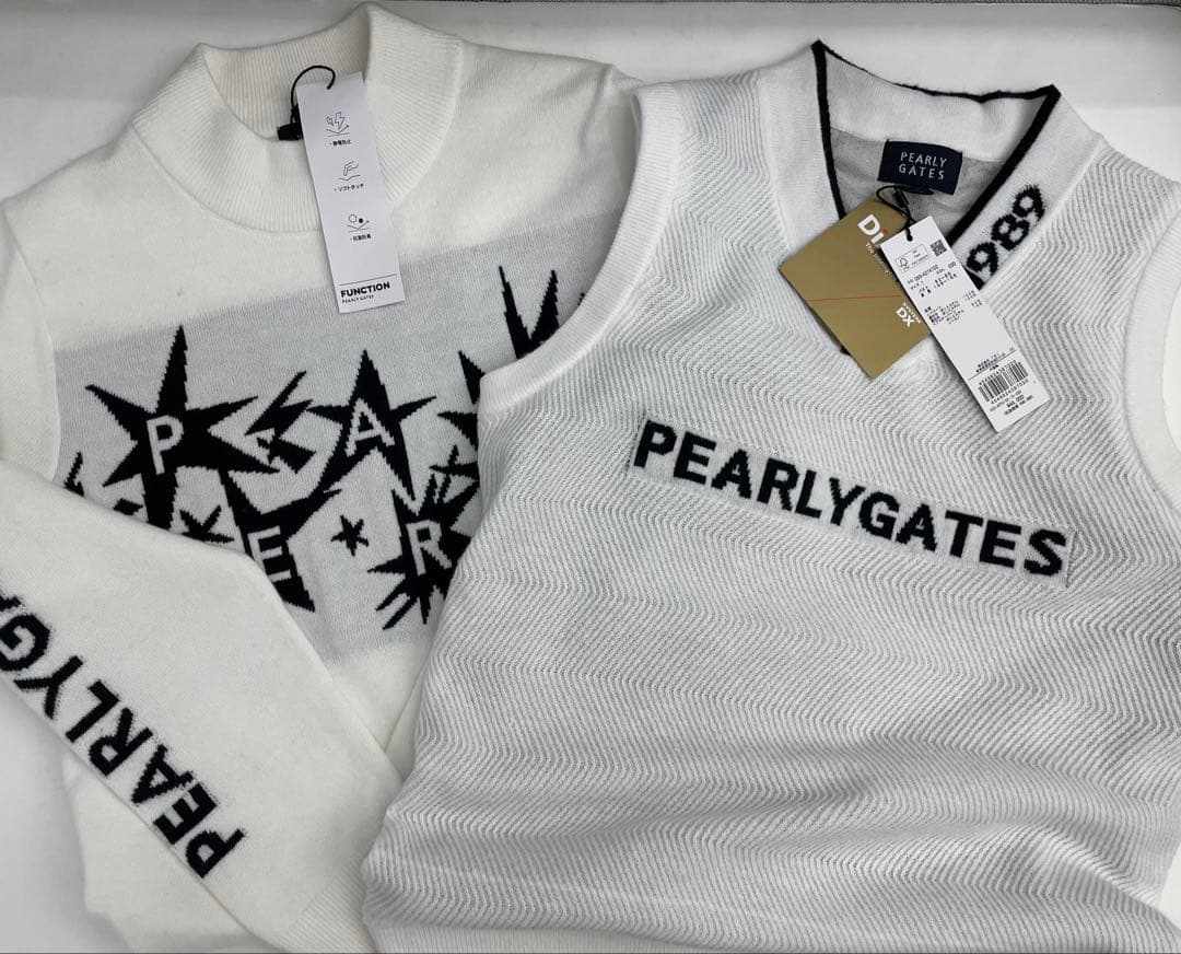 PEARLY GATES ホワイト セーター 1