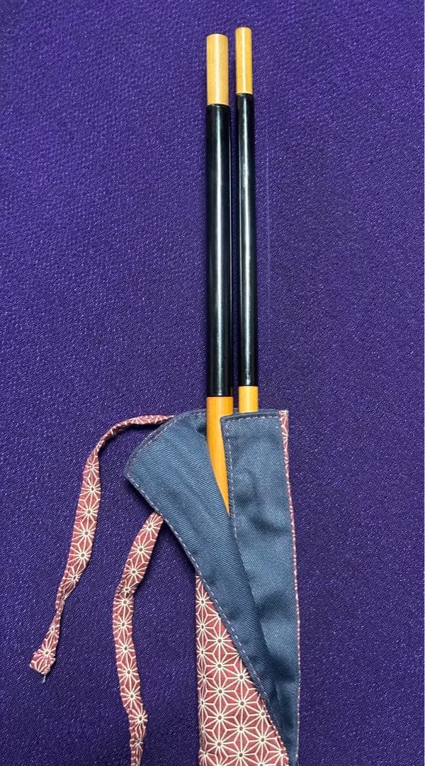 竿春時代の初代 源竿師 作15尺穂持と穂持下は高野竹 黒朱飾り線口巻 籐巻握り