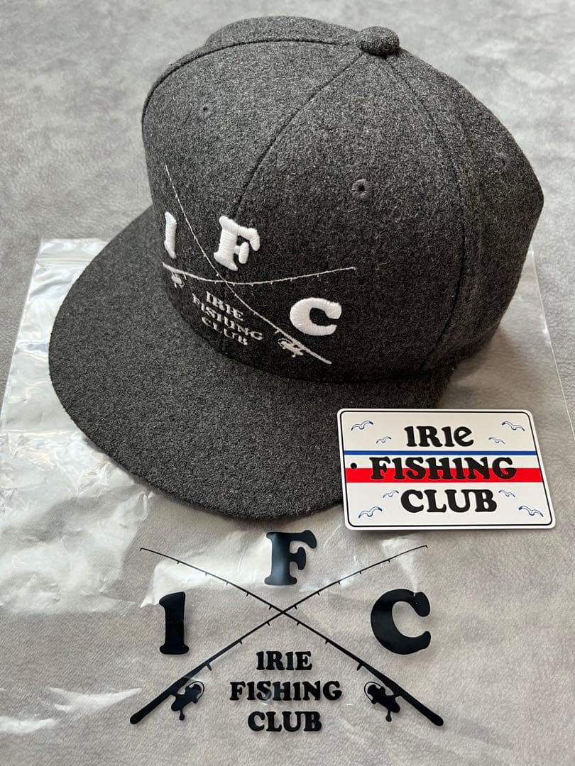 【未使用】IFC アイリーフィッシングクラブ メルトン生地 クロスロッドキャップ