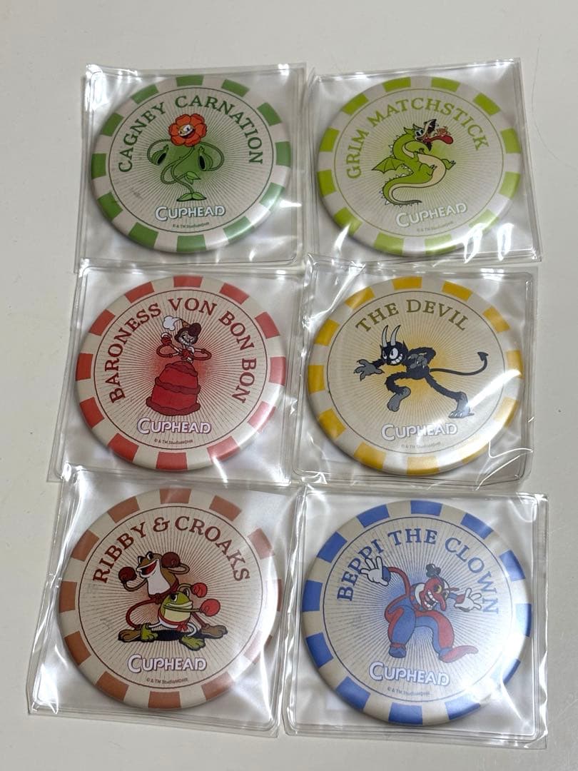 楽天コレクション　CUPHEAD D賞　缶ミラー