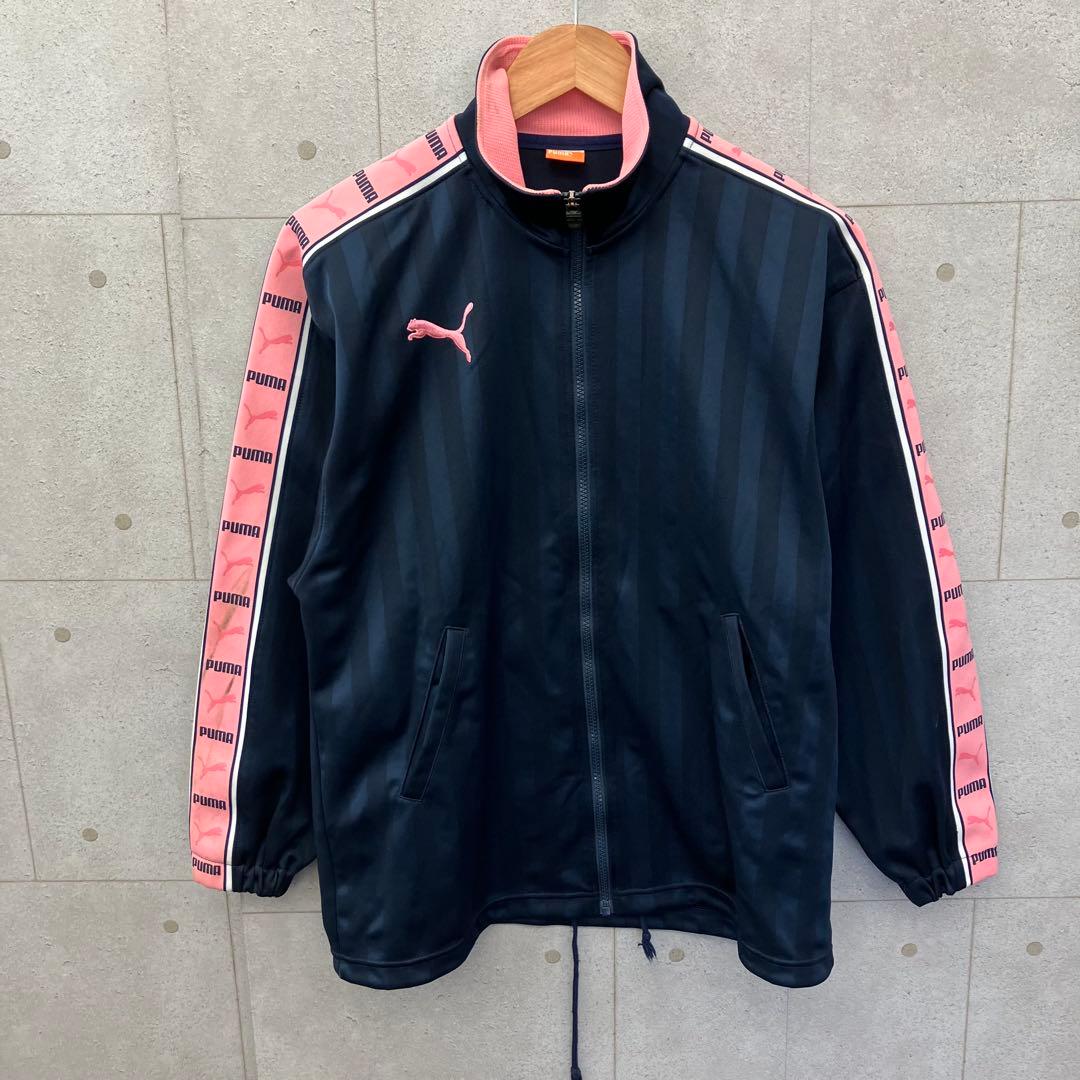 PUMA プーマ ジャージジャケット トラックトップ メンズ SS 紺