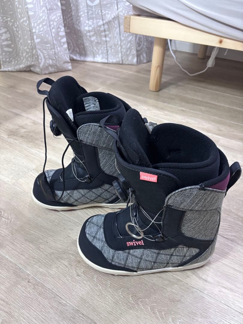 swivel スノーボードブーツ グレー/ブラック