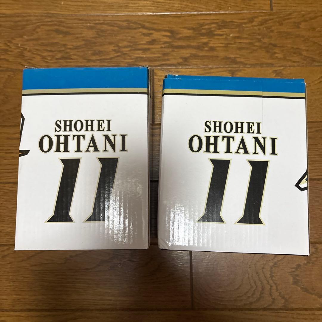 大谷翔平 OHTANI 日ハム時代　ボブルヘッド人形　二刀流2体