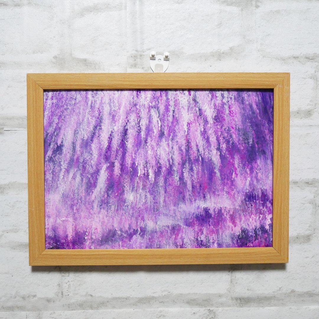 油絵 絵画【藤の花祭り】