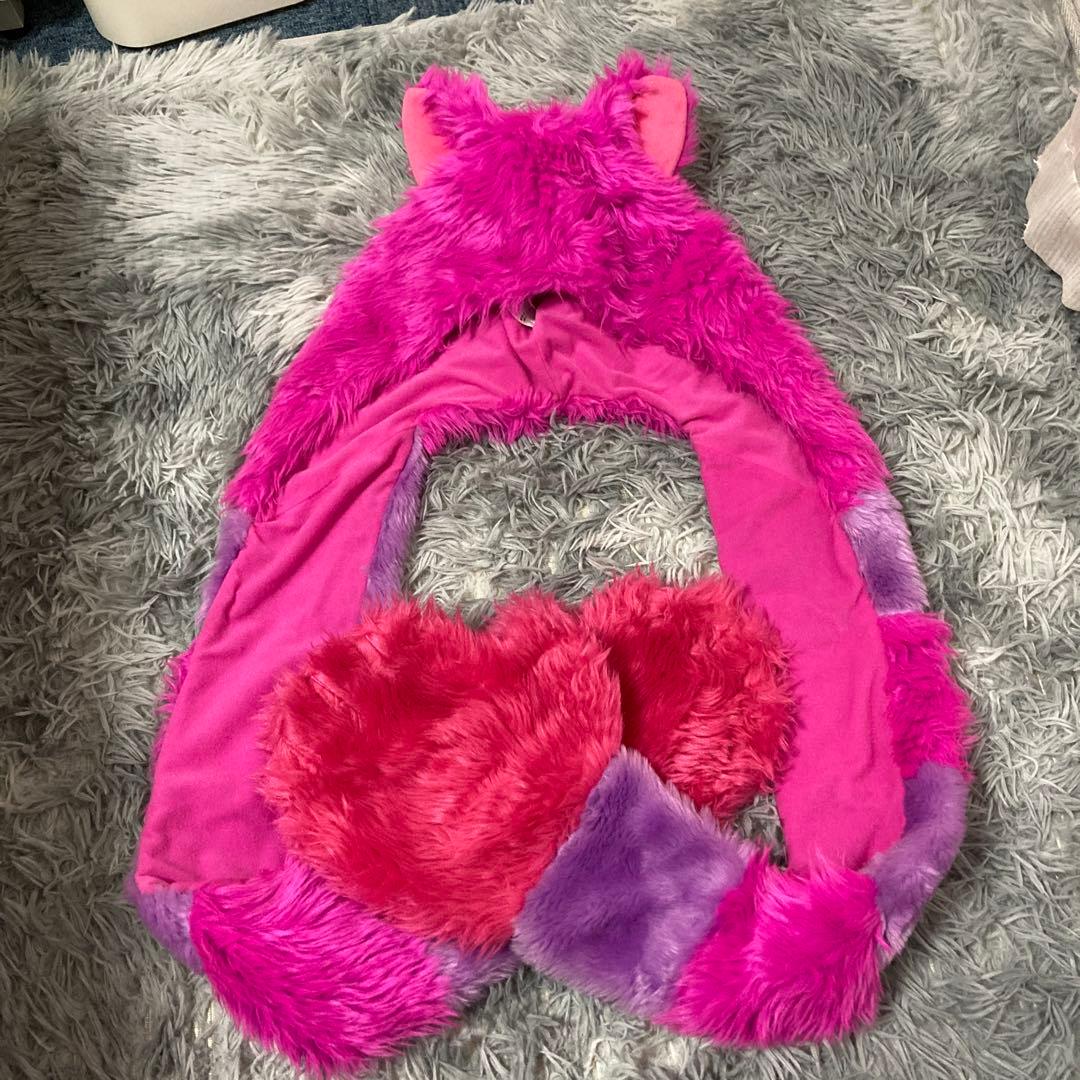 ディズニー 不思議の国のアリス チェシャ猫 マフラーキャップ