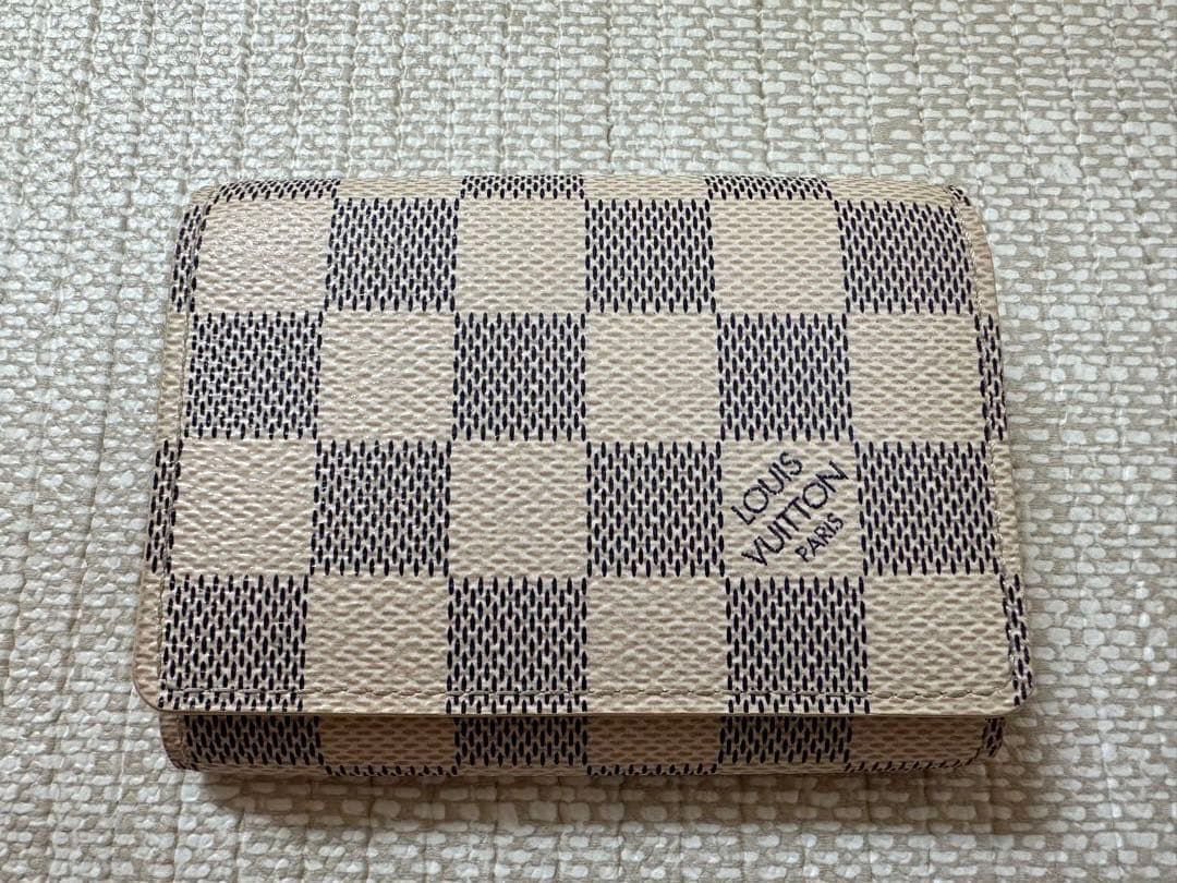 LOUIS VUITTON ダミエアズール カードケース　男女兼用