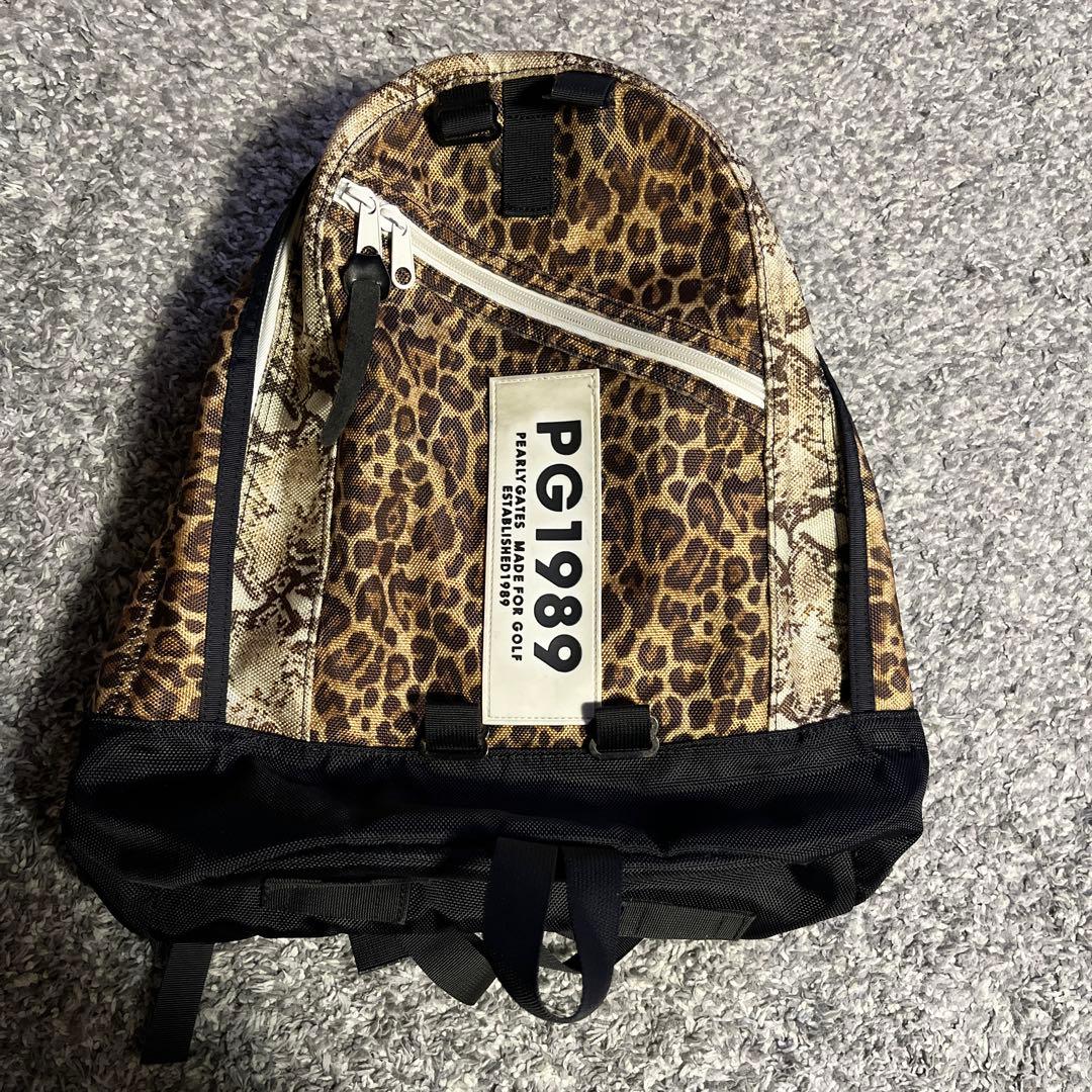 パーリーゲイツ　リュック　バックパック　レオパード柄　蛇柄