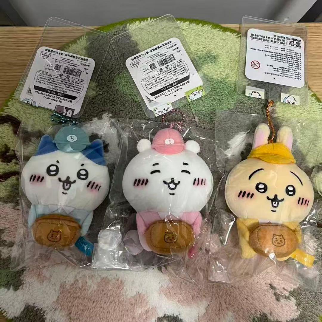 ちいかわ 働くスタッフさんマスコット ちいかわ ハチワレ うさぎ3点セット