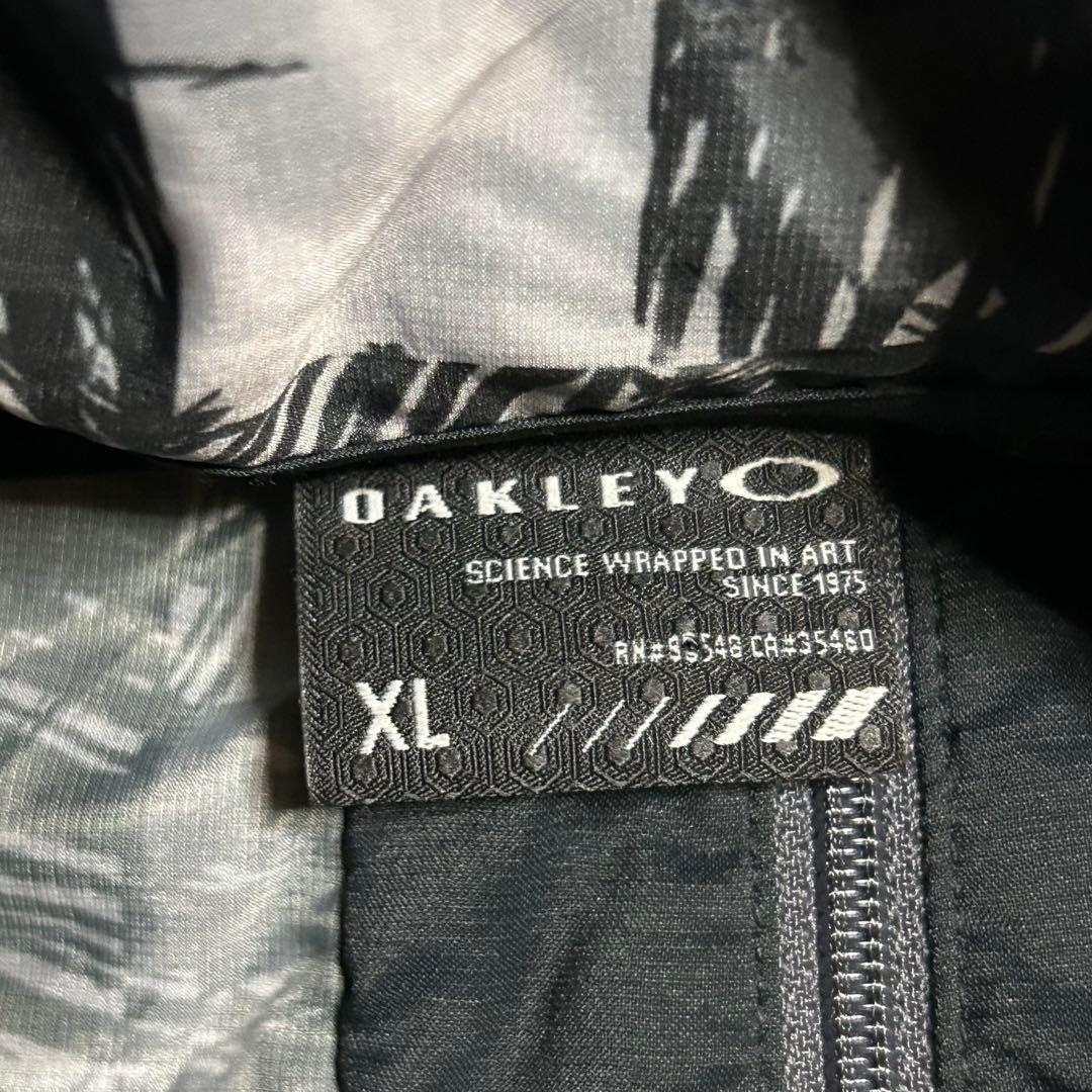 OAKLEY オークリー　ナイロン　ジャージ　上下　セットアップ　ダークグレー