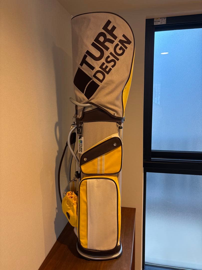 【HIRO3848 】TURF DESIGN 帆布キャディバッグ