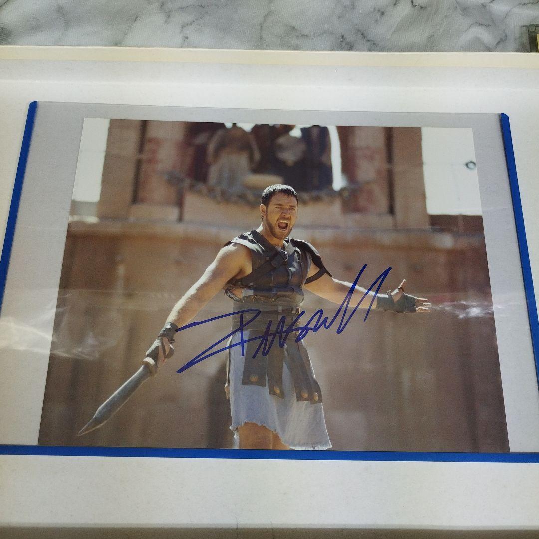 映画　グラディエーター　ラッセル・クロウ　直筆サイン入りフォト　証明書付き