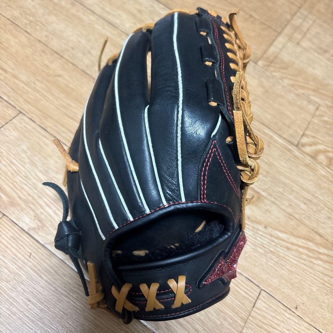 Mizuno 軟式グローブ 黒/茶