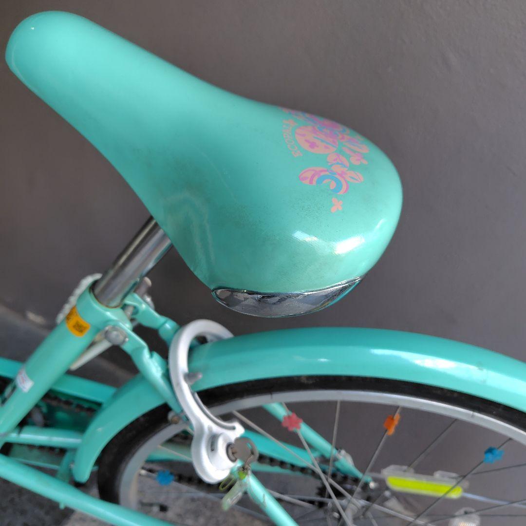 【引渡】ブリヂストン ジュニア自転車 エコパル ミントグリーン　 22インチ