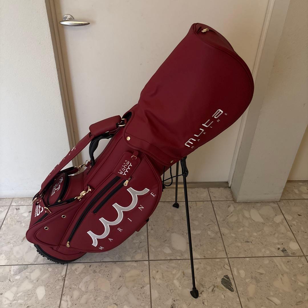 muta ゴルフバッグ バーガンディ