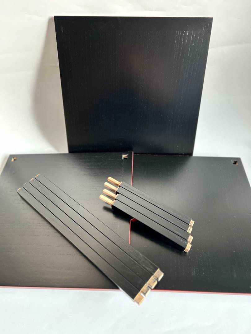 塗師中村宗悦 玄々斎好写 更好棚　組立式 茶道具