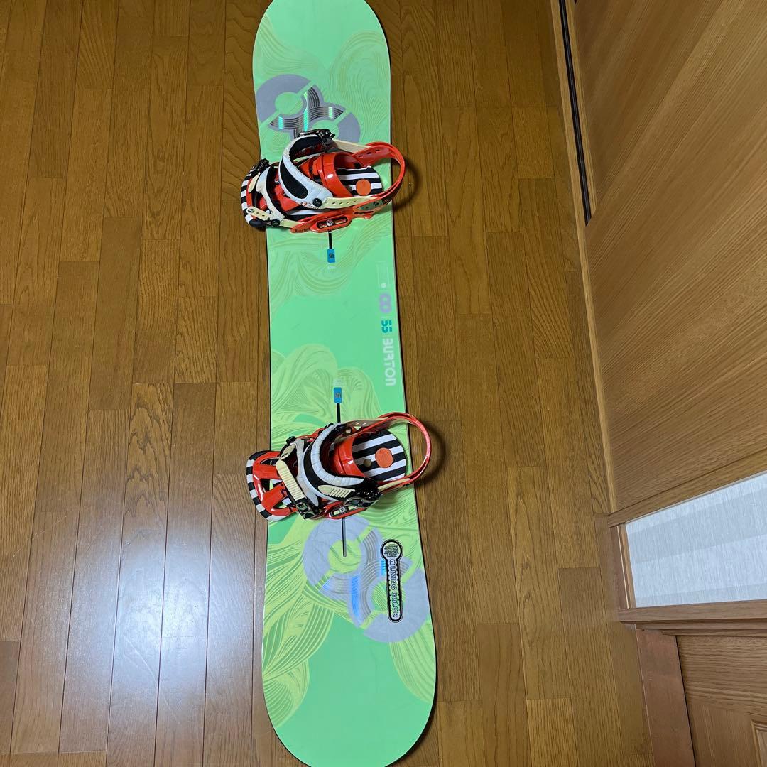Burton スノーボード 155cm グリーン