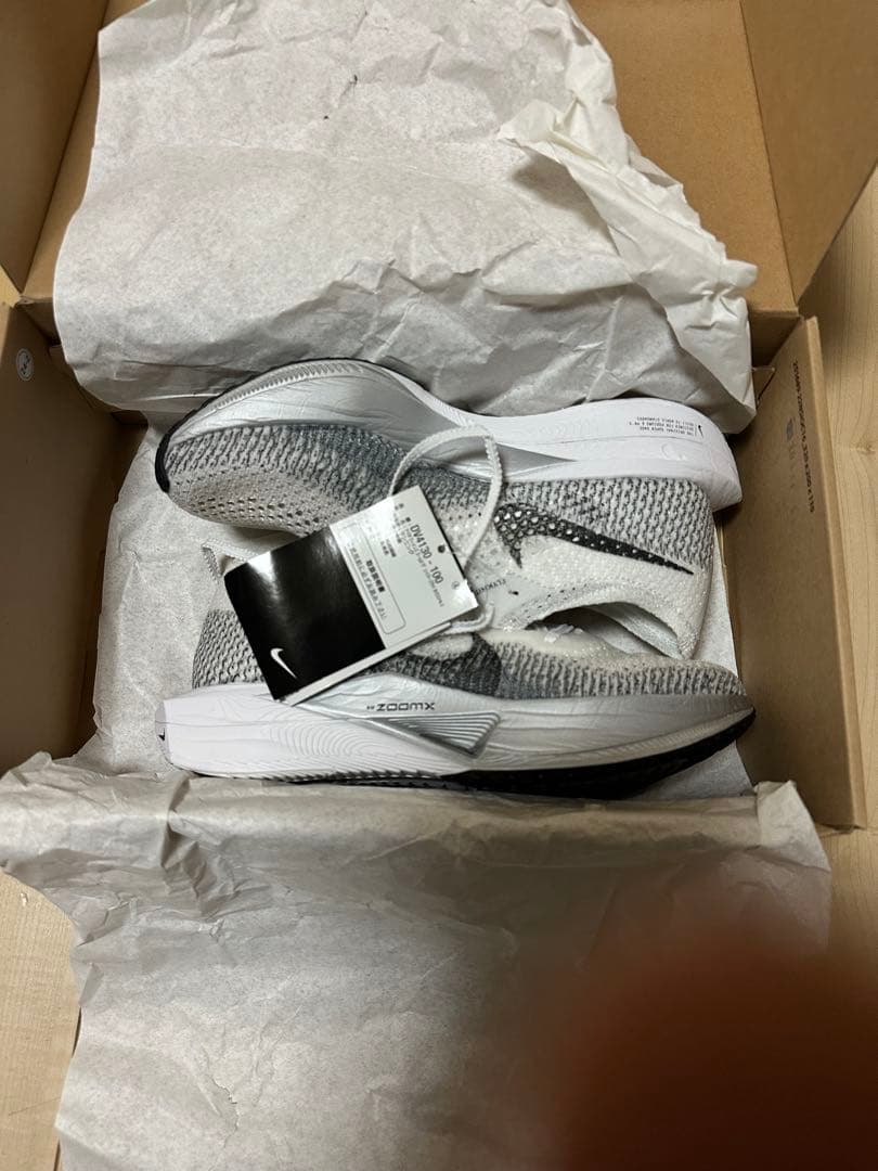 Nike ZoomX ヴェイパーフライ%3ホワイト/グレー サイズ24.5