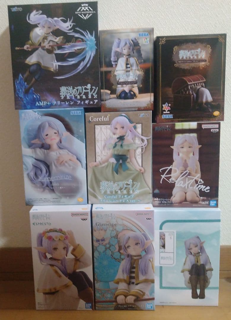 葬送のフリーレン　フリーレン　フィギュア　まとめ売り　9体セット