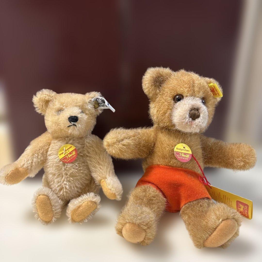Steiff ぬいぐるみ 2体セット
