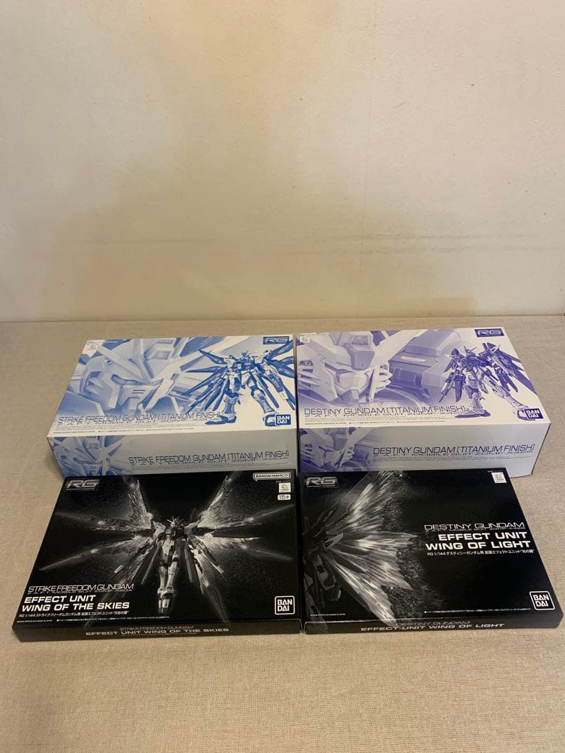デスティニーガンダム　ストライクフリーダムガンダム チタニウム　光の翼セット