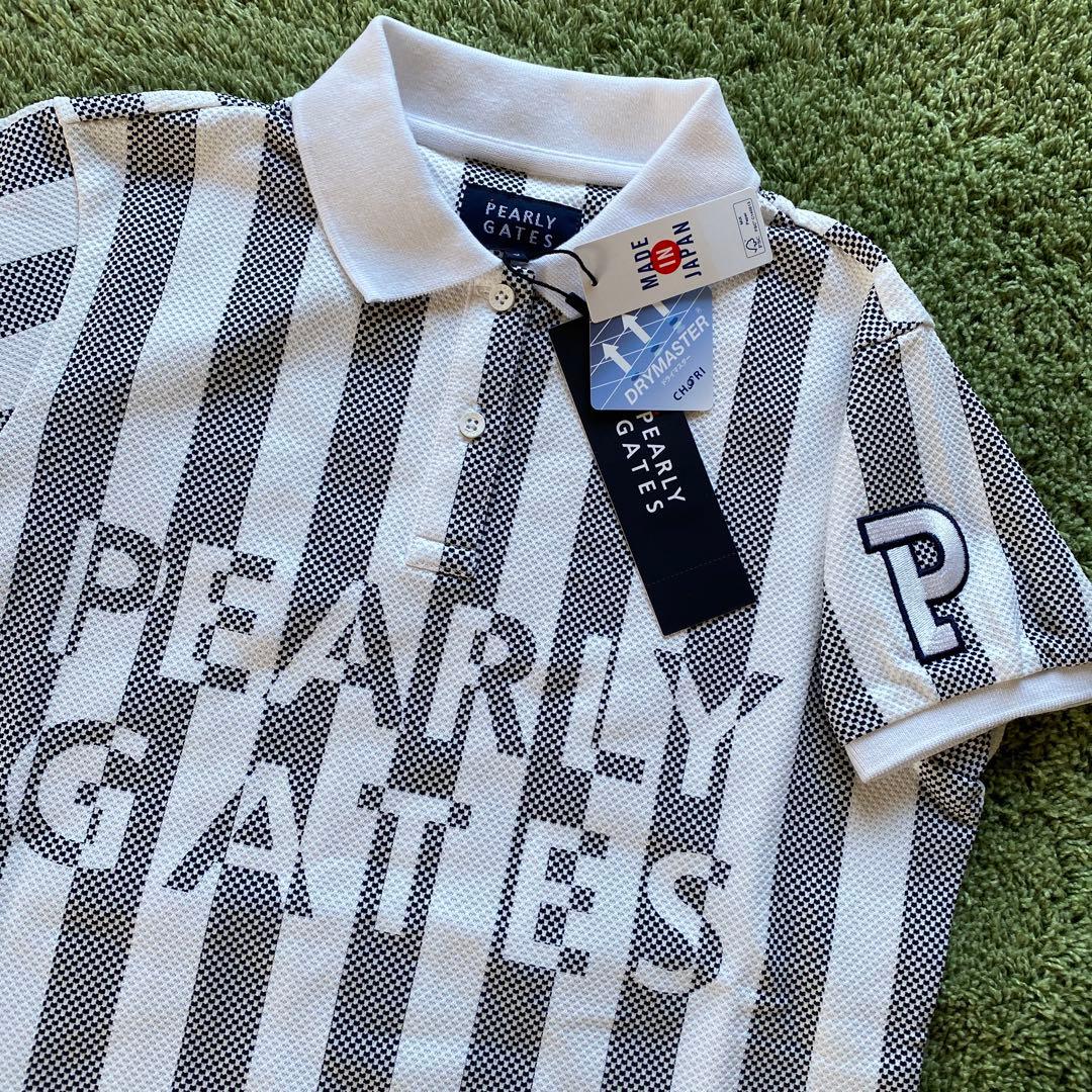 パーリーゲイツ☆新品タグ付き ドライマスター ボックス鹿の子 半袖ポロシャツ