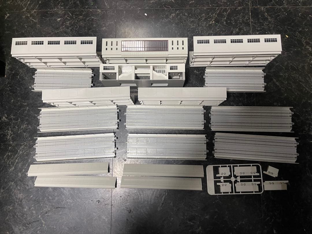 KATO カトー 複線高架線路、複線高架駅、プレートなど