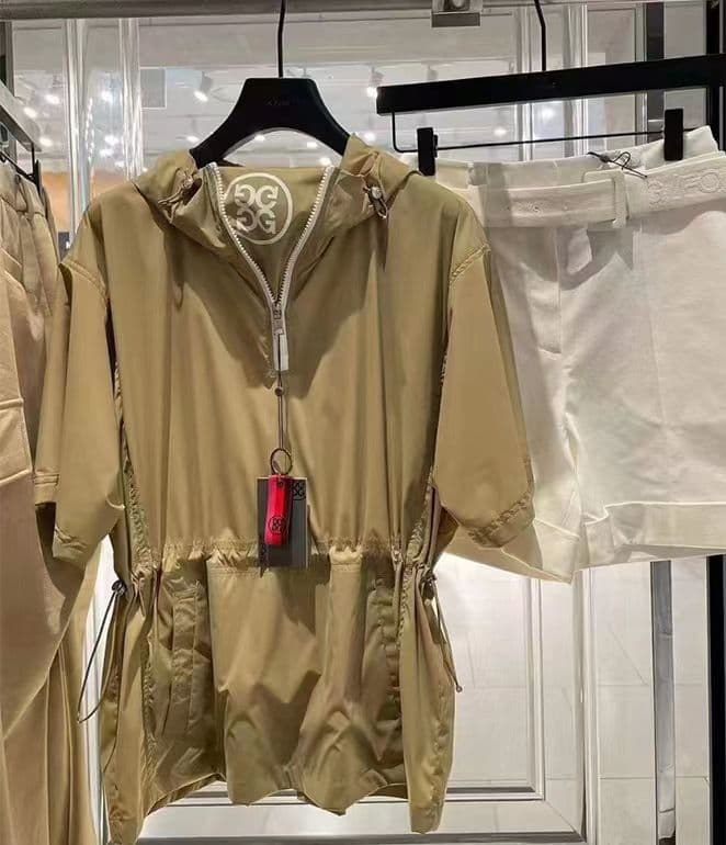 ジーフォア ゴルフ レディース 五分袖  ウィンドブレーカー 春夏新作