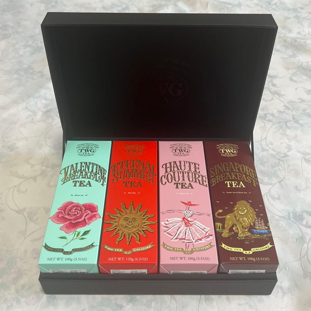 新品TWG紅茶BOX入り4缶セット