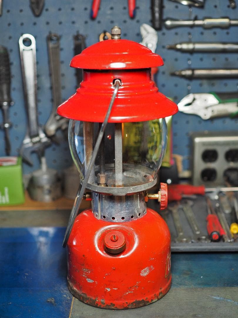 特価1956年3月製 コールマン 200A ランタン （イエローボーダー）u03