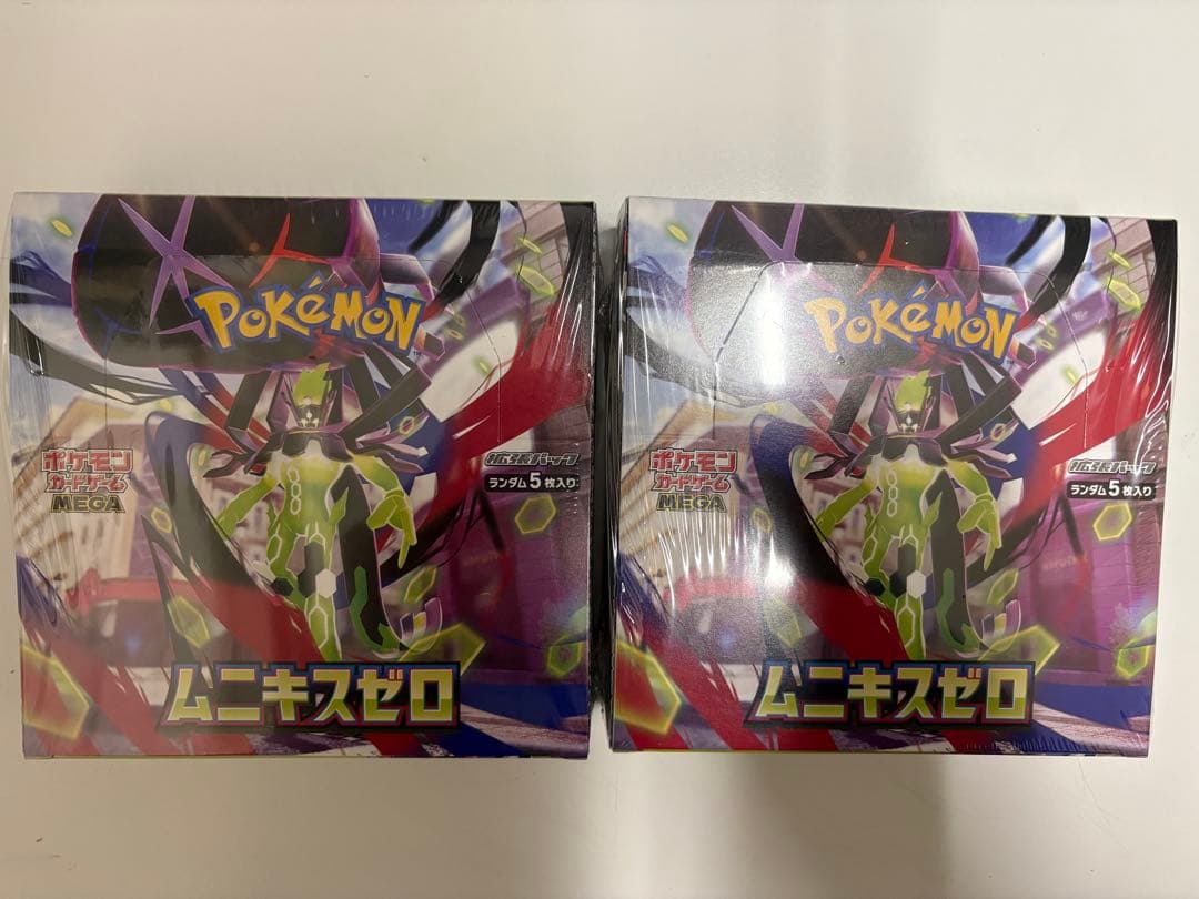 【未開封・シュリンク付き】ポケモンカードゲーム ムニキスゼロ 2BOX