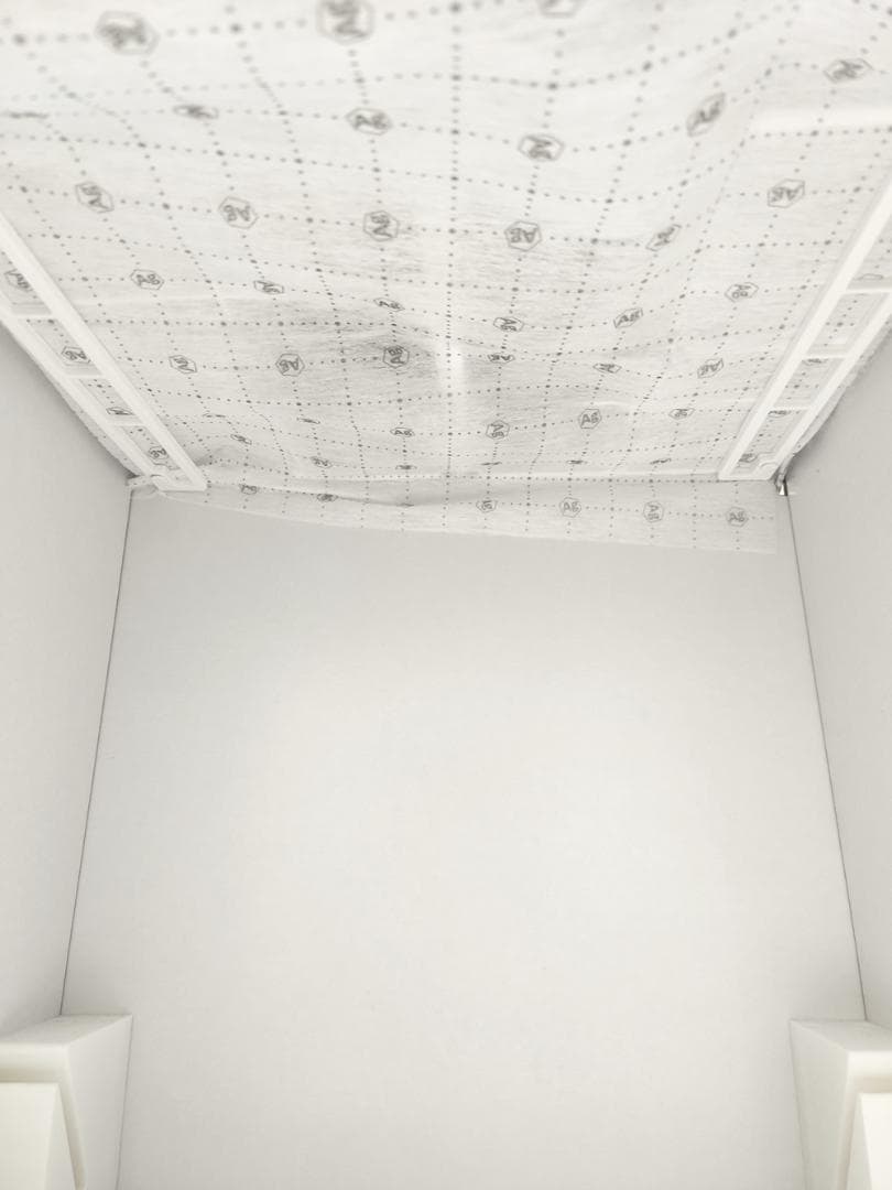 （改良版）自作ホワイト塗装ブース　風量587m3/hコントローラー付強力ファン