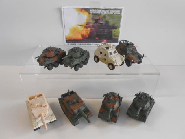 ♯Kyi17GoカプセルQワールドタンクデフォルメ3陸上自衛隊編全8種