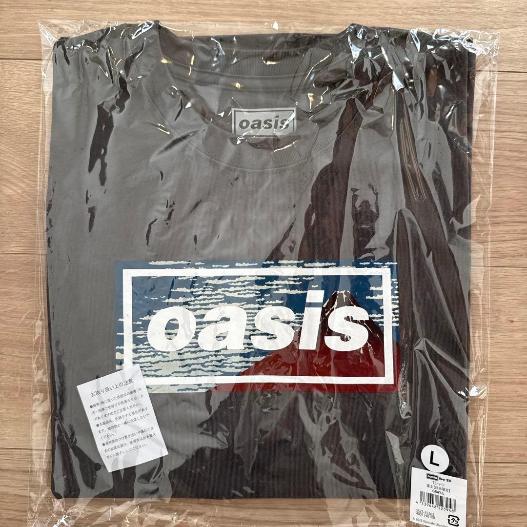 oasis live '25東京限定Tシャツ GRAY Lサイズ【新品・未開封】