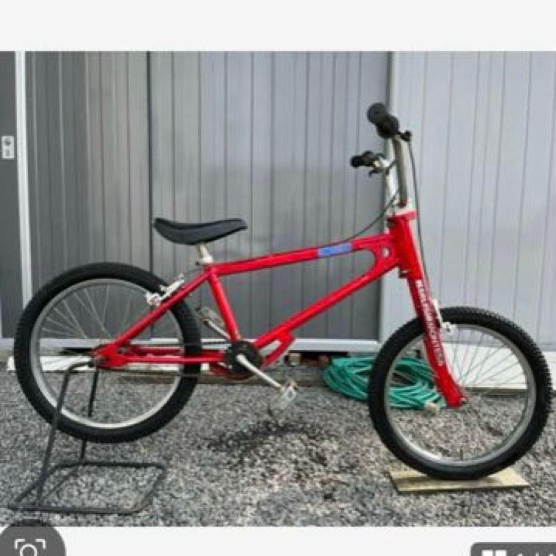 お*し様 BMX 20インチ 赤