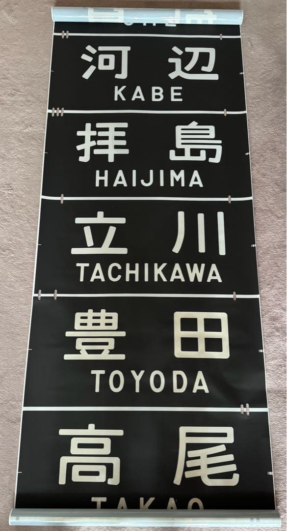 JR東日本（←日本国有鉄道）201系前面方向幕60コマタイプ