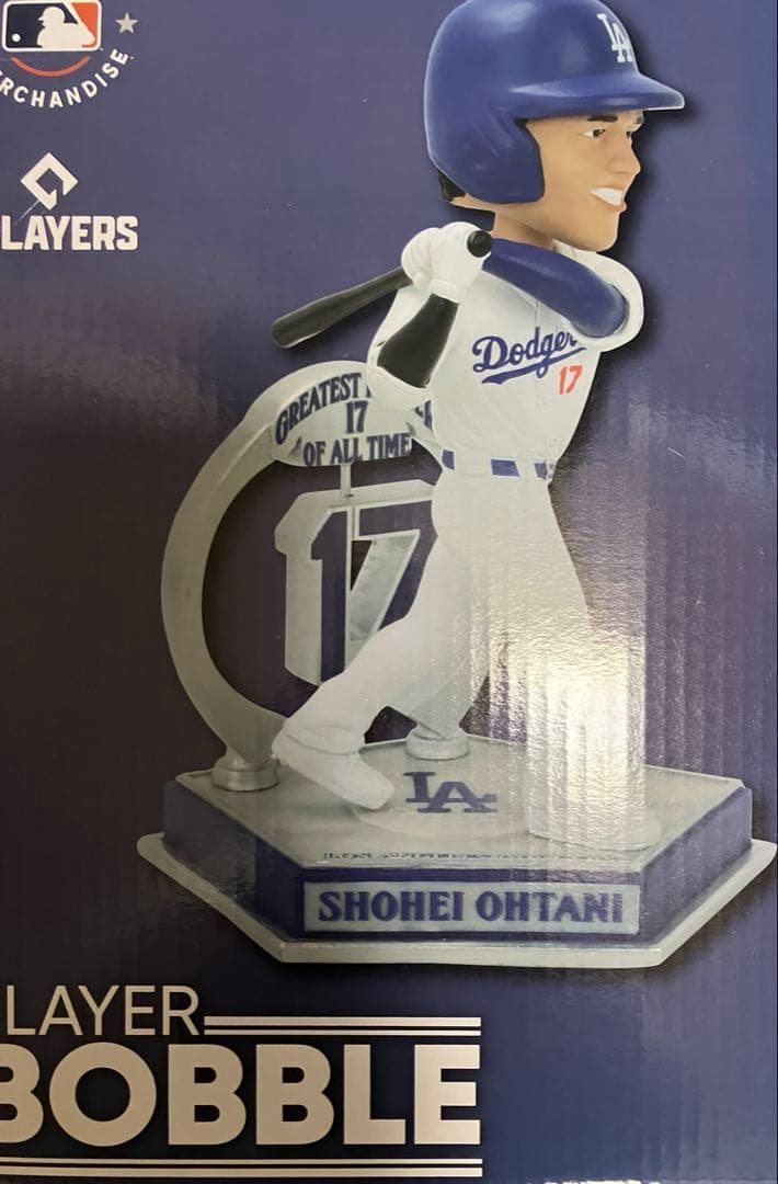 224個限定！大谷翔平　ドジャース 伝説の背番号17 ボブルヘッド