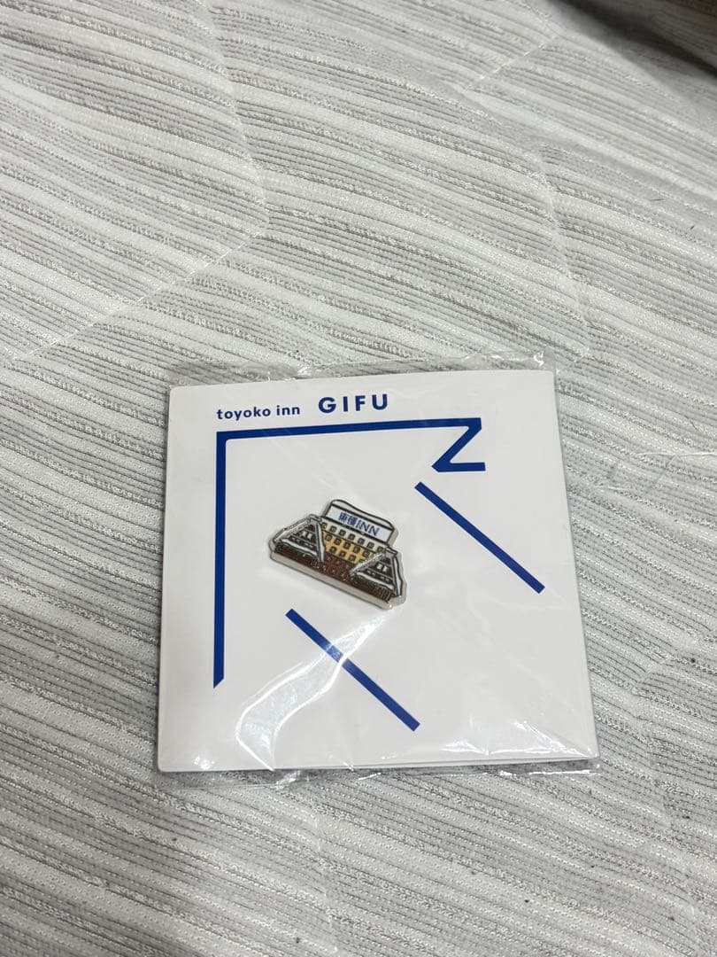 新品未使用未開封　東横インご当地GENKIバッジ　岐阜羽島駅新幹線南口