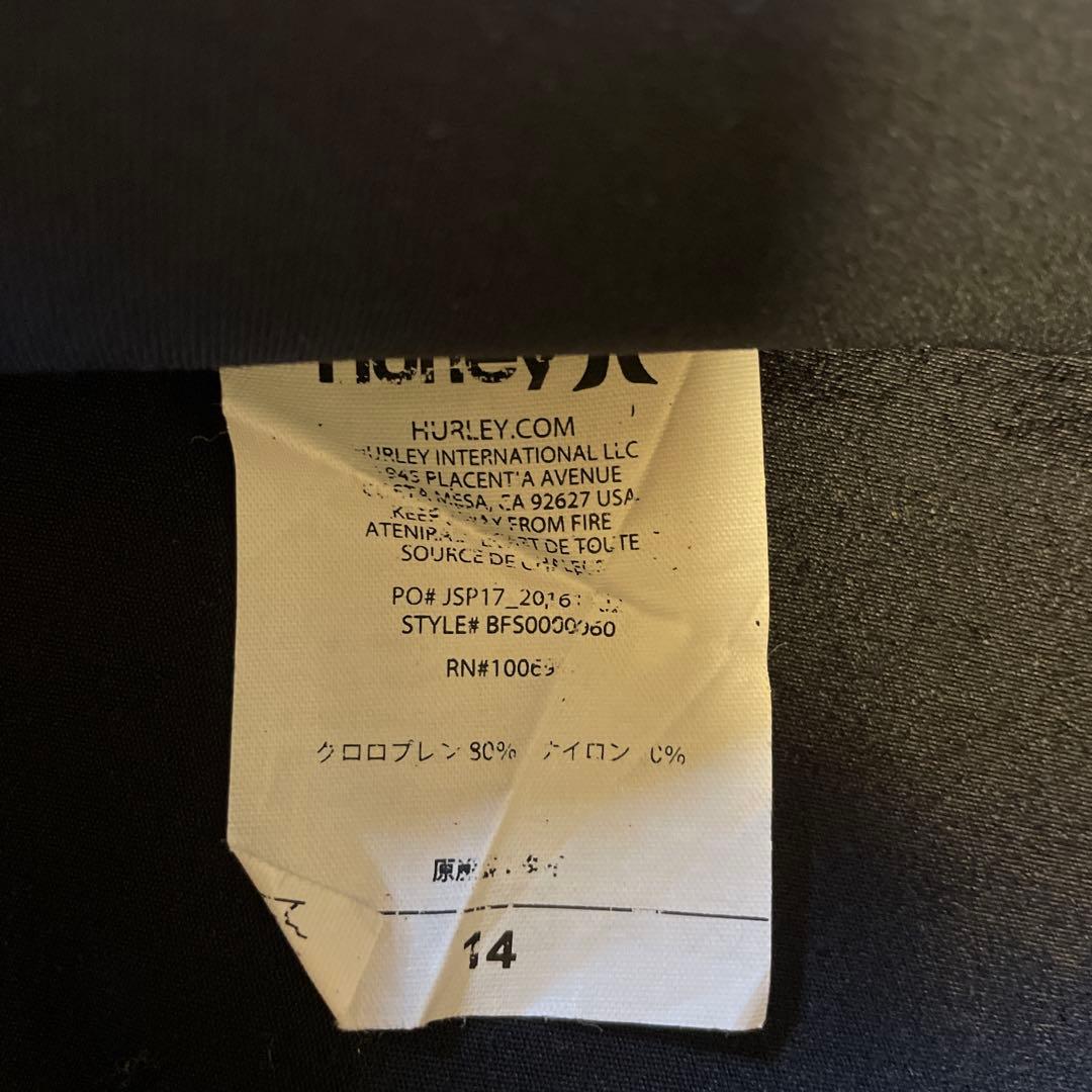 Hurley フルスーツ ブラック
