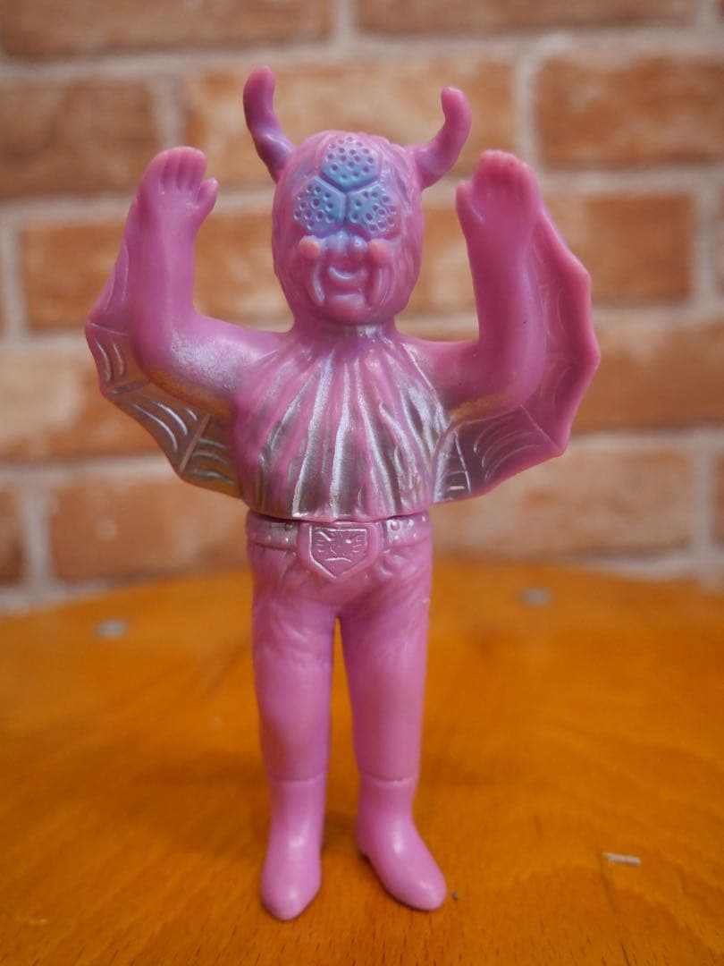 当時物・超激レア　仮面ライダー　ショッカー怪人　蜘蛛男　クモ男　珍色ミニソフビ