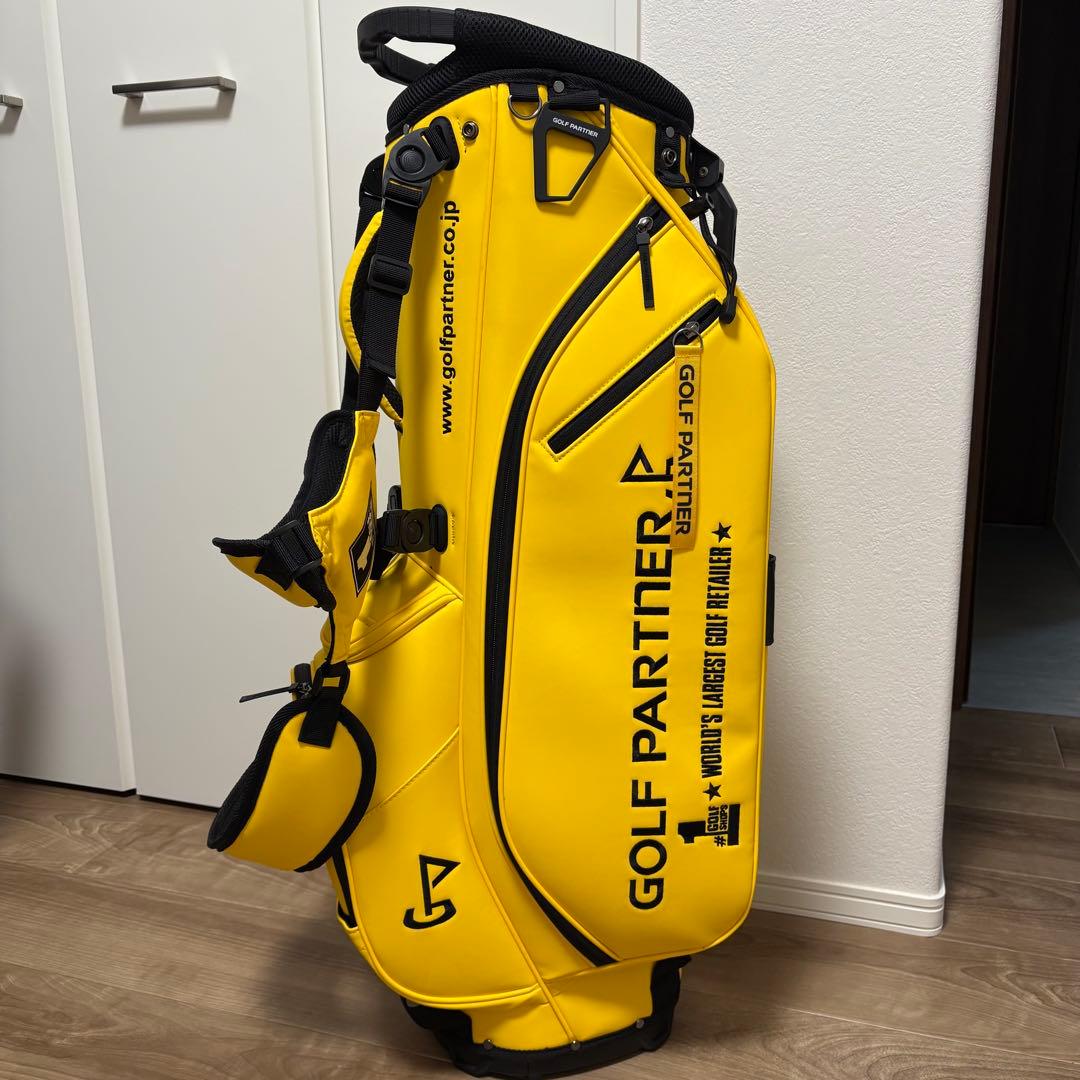 新品未使用品 GOLF PARTNER NEXGEN イエローキャディバッグ